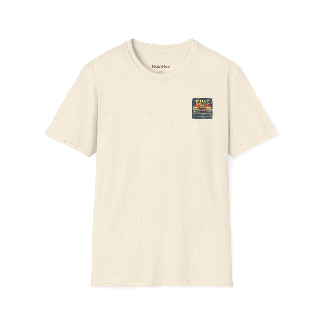 Totally Rad Dad Unisex Softstyle T-Shirt - Vintage Car Graphic Tee