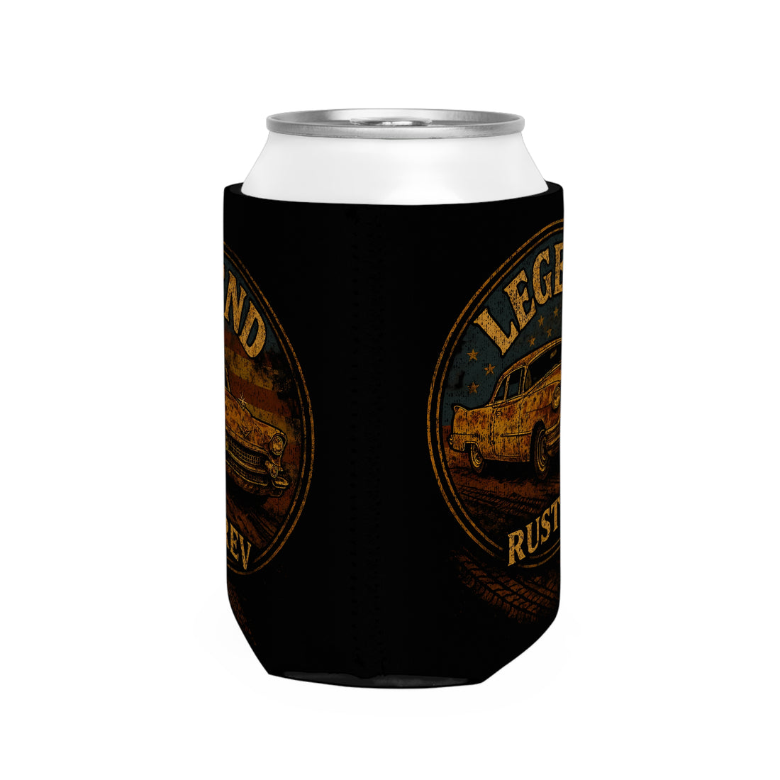 Vintage Car Legend Can Cooler Sleeve - Rustrev Design