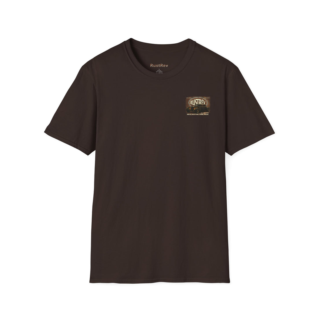 RustRev Vintage Style Unisex T-Shirt - Classic Hot Rod Design