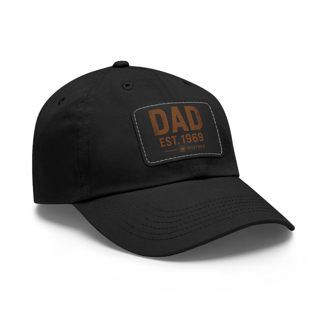 Stylish Dad Hat with Leather Patch - EST. 1969