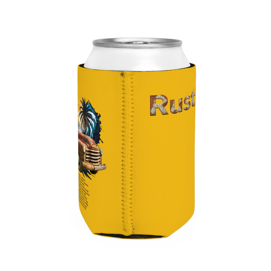 RustRev Retro Can Cooler Sleeve – Perfect for Beach Days & Summer Parties