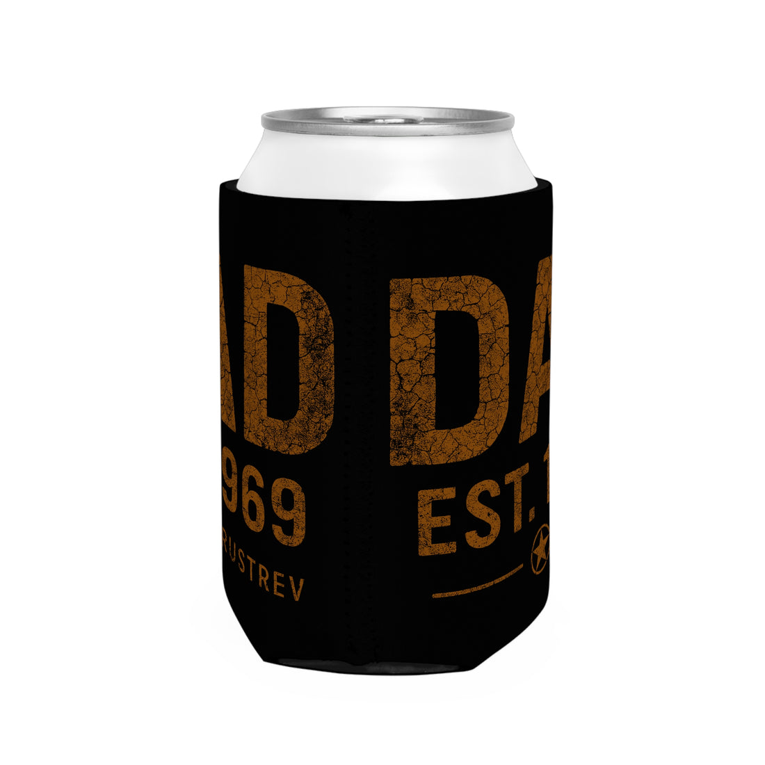 Vintage Dad Can Cooler Sleeve - Established 1969 - Perfect Gift for Father's Day