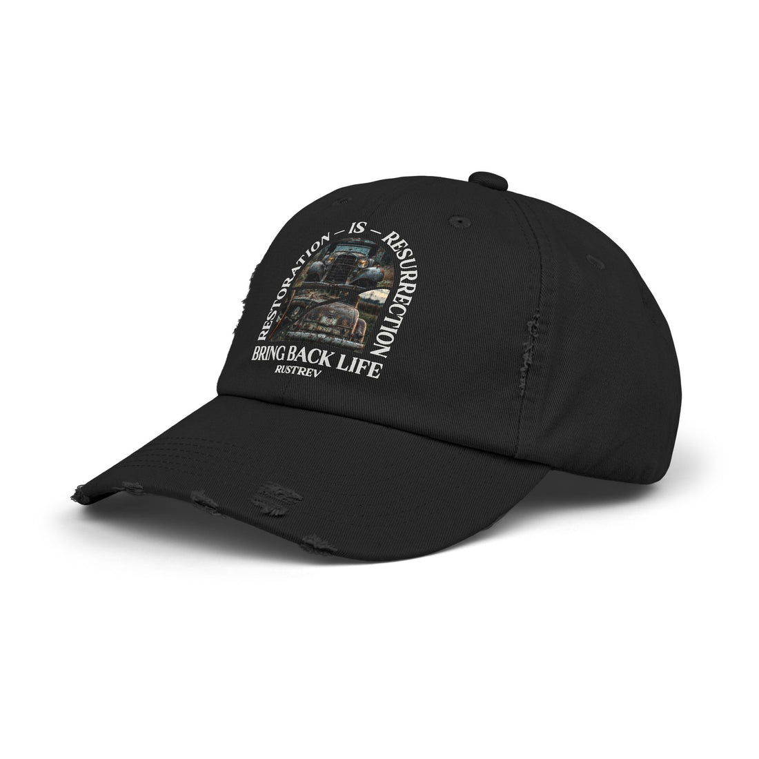 Unisex Distressed Cap - Bring Back Life - Restoration is Resurrection