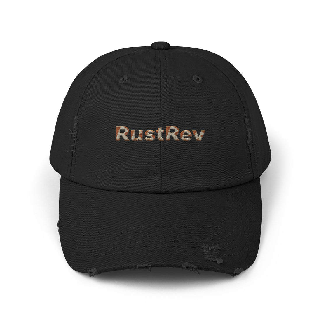 Cap Logo Rustrev Unisex Distressed