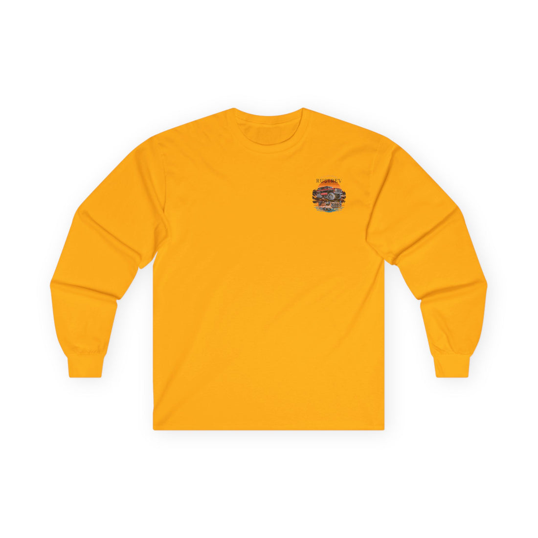 Adventure-Ready Unisex Long Sleeve Tee - Off-Road Rustrev Design