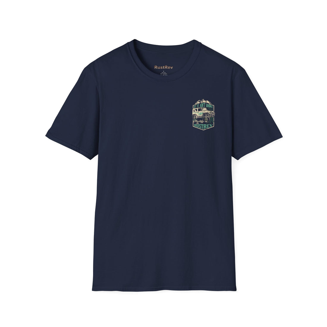 Adventure Ready Unisex Softstyle T-Shirt - Modify or Rust Rev Design