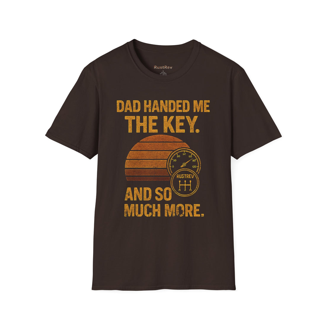 Key to My Heart Unisex Softstyle T-Shirt - Perfect Gift for Dad