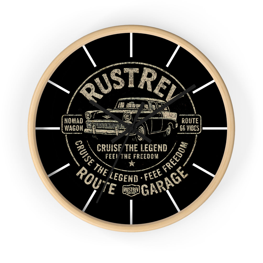 Vintage Car Wall Clock - 'Cruise the Legend' Home Decor